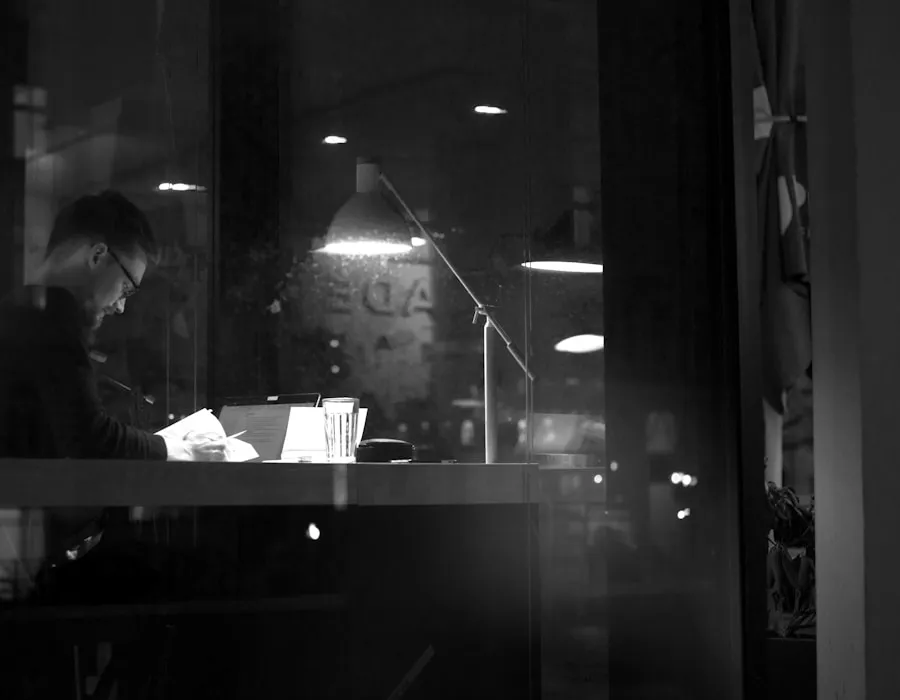 Digital forensics analyst at work
